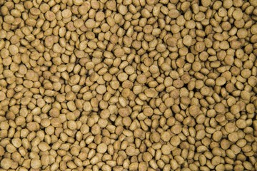 Dry pet food background