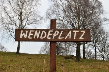 Wendeplatz Schild