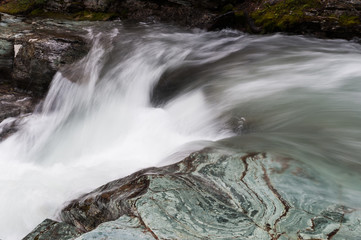 St.Mary Falls close view, Montana