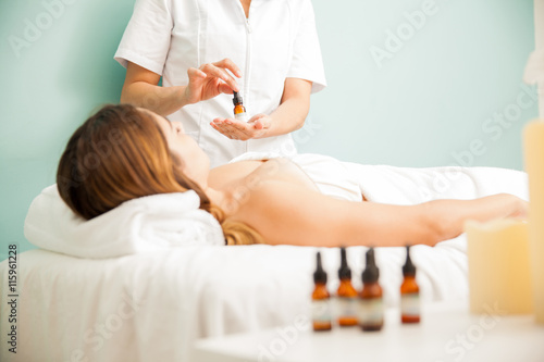 Bach flower massage