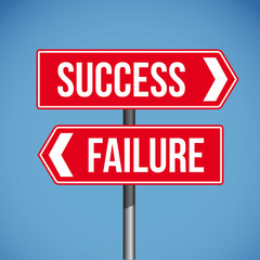 Success Failure Sign vector