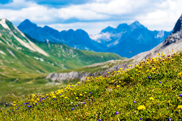 Alps in Lech region, Austria