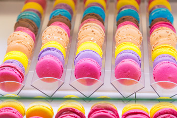 traditional french dessert the colorful macaroons