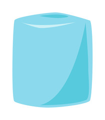 Burning candle flat vector illustration