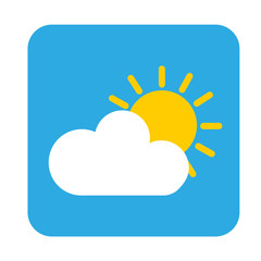 sun cloud icon