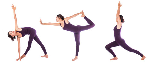 Young woman practicing yoga