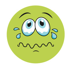 sad cartoon icon