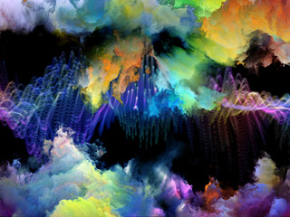 Obraz na płótnie Canvas Advance of Virtual Clouds
