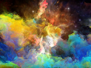 Obraz na płótnie Canvas Evolving Space Nebula