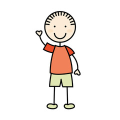 cartoon boy icon