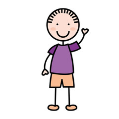 cartoon boy icon