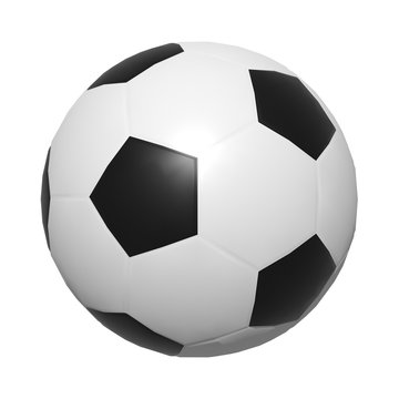  サッカーボールの3Dレンダリング画像
