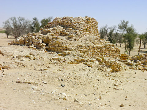 The ancient city of Ubar, Shisr, in Dhofar region, Oman.