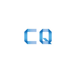 cq initial simple modern blue 