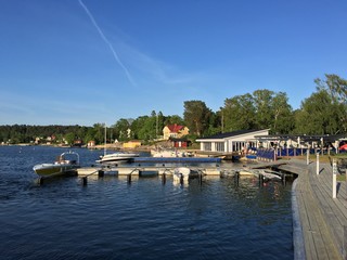 Linanäs Town in Sweden