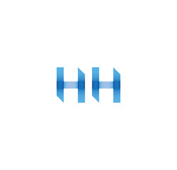 hh initial simple modern blue 