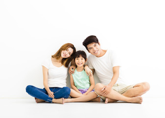 Happy Attractive Young  Family Portrait