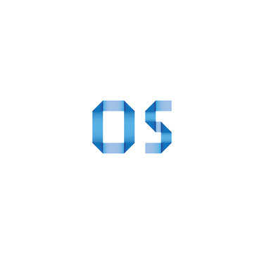 o5 initial simple modern blue 