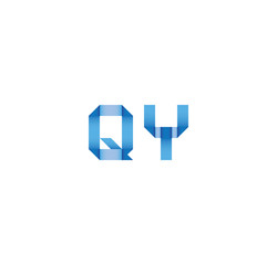 Obraz premium qy initial simple modern blue 
