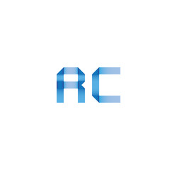 rc initial simple modern blue 