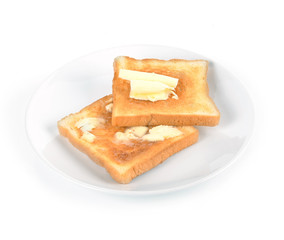 Buttered toast