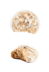 Russian gingerbread cookie isolated