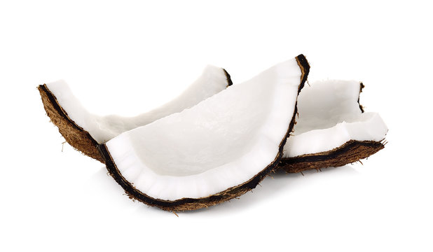 coconut isolated on the white background