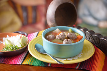 Traditional Mexican food mexican soup