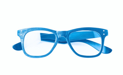 Pair of optical glasses isolated