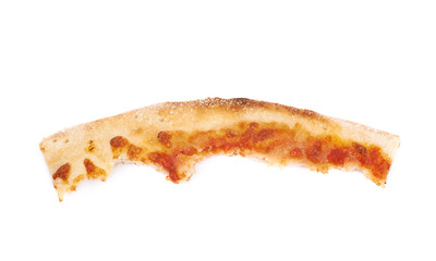 Pizza crust isolated