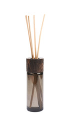 Aroma sticks in a glass vial isolated