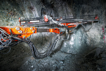 Gold mining underground