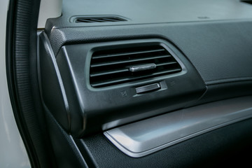 Obraz na płótnie Canvas car interior - devices, the concept of driving