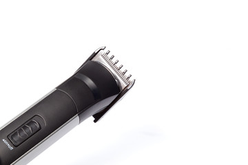 the machine for a hairstyle of hair isolated on white background.