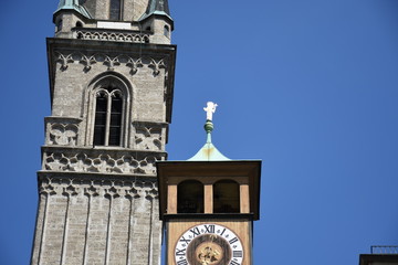 Salzburg, Franziskanerkirche, Franziskaner Kirche, Franziskanergasse, Gasse, Kirche, Kirchturm, Turm