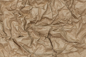 Crease of brown paper textures backgrounds,abstract brown recycl