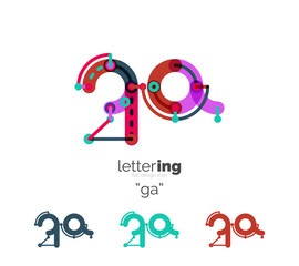 Letters logo icon