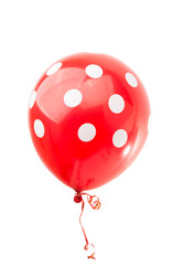 red balloon with polka dots © ksena32
