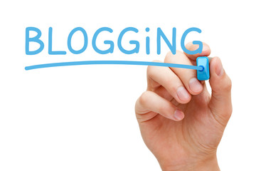 Blogging Blue Marker
