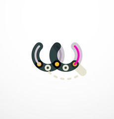 Linear business logo letter