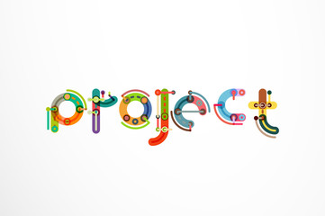 Project word letter banner