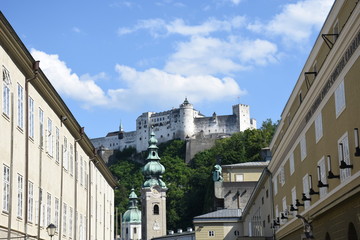 Salzburg, Hohensalzburg, Festung, Mönchsberg, Festung Hohensalzburg, St. Peter, Erzabtei, Berg