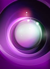 Purple swirl or wave pattern abstract template