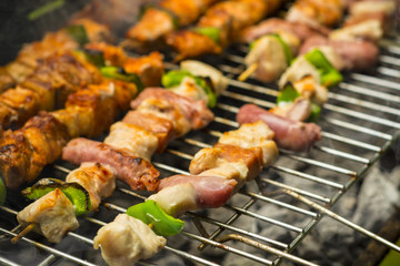 Barbacoa,brochetas