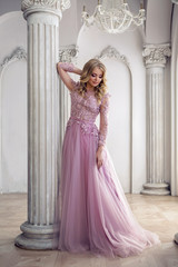 Fototapeta premium Woman Spinning Dress