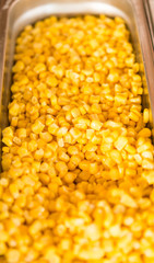 background boiled corn