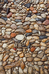 Sea stones pebble texture background