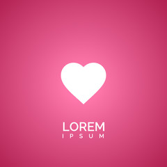 heart icon. heart logo