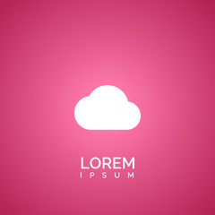 cloud icon. cloud logo