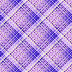 Checkered seamless pattern of interwoven colored thin strips. Motley abstract symmetrical background. Tartan template for fabrics, wallpaper. Vector eps10